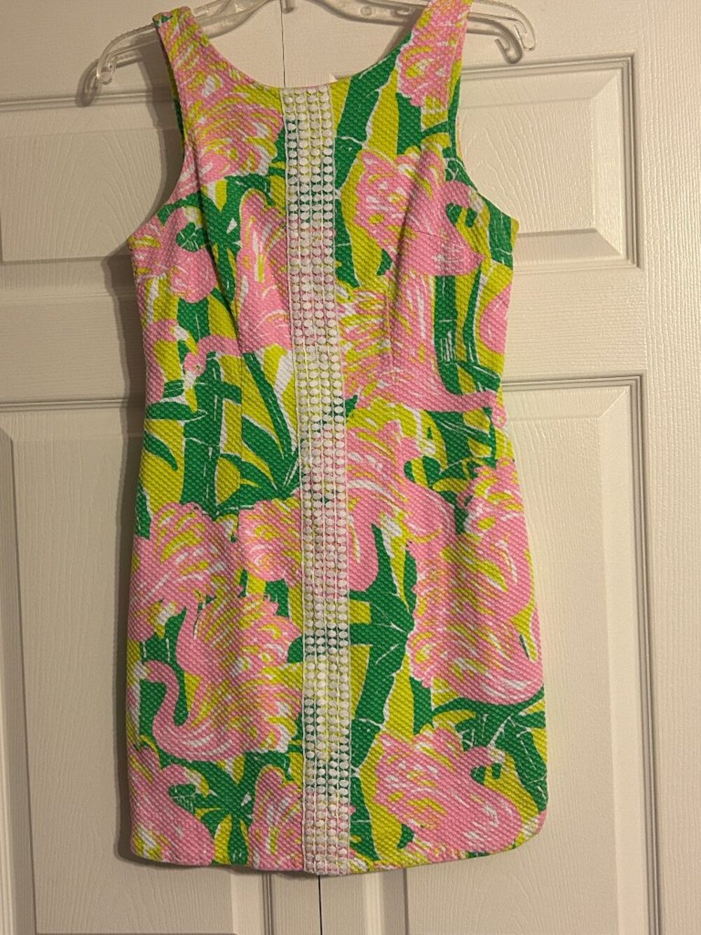 LILLY PULITZER FOR TARGET Sz 6 Flamingo Fan Dance Sleeveless Dress